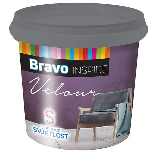 Bravo Inspire Velour velúr hatású dekor festék - Ezer Árnyalat