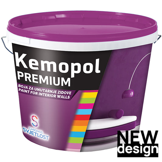 Kemopol Prémium fehér mosható beltéri falfesték